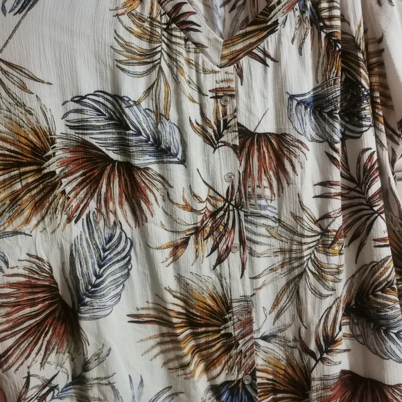 Warehouse 1 4xl palm tree button down - Picture 3 of 3